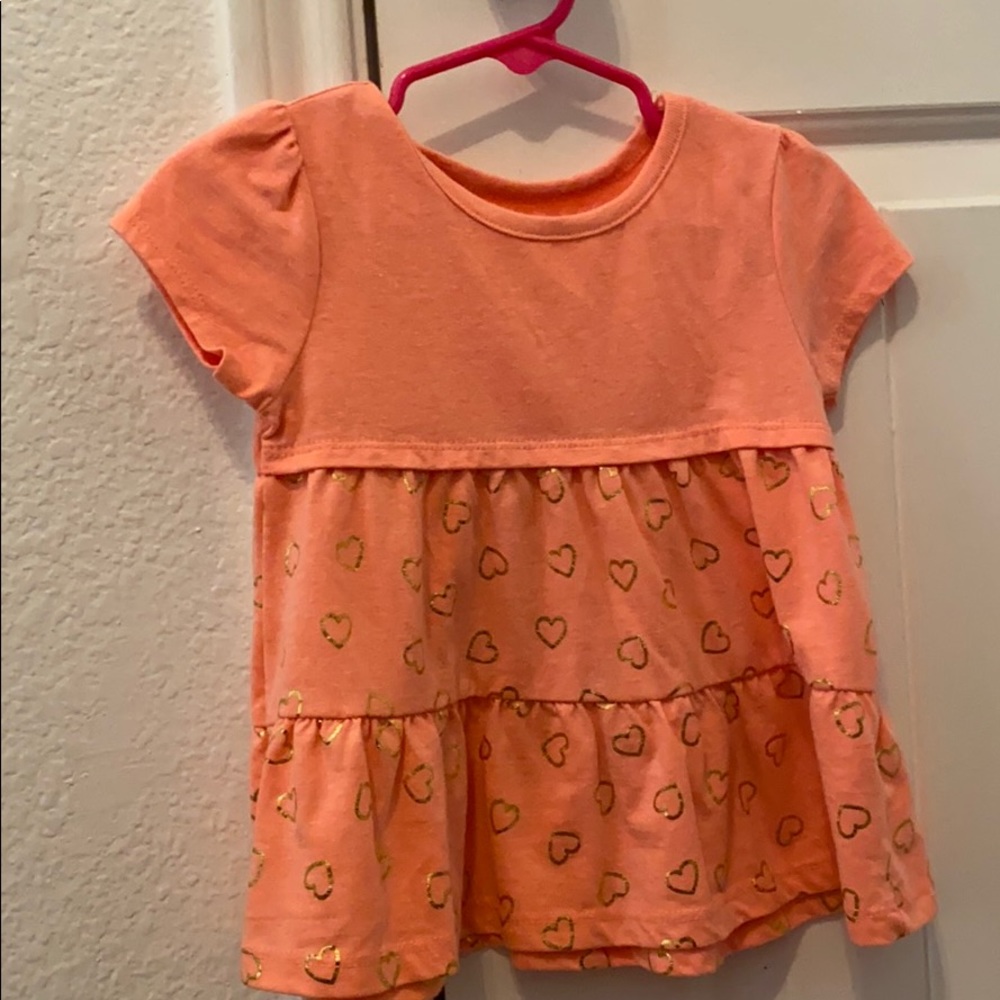 Cute peach colored toddlers dress